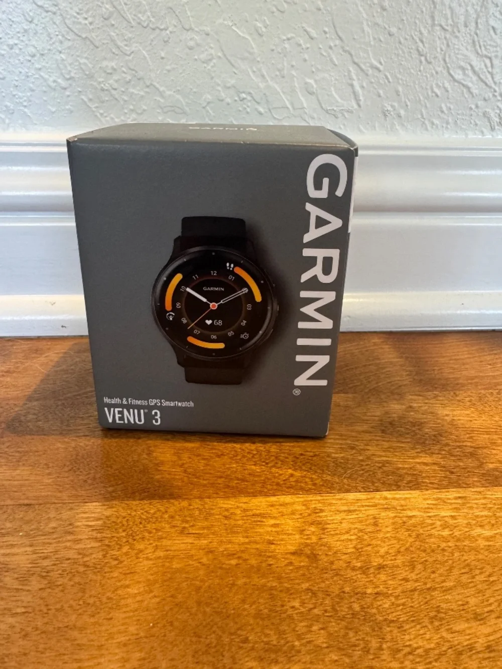 Garmin Venu 3 Smartwatch with Black Case & Silicone Band